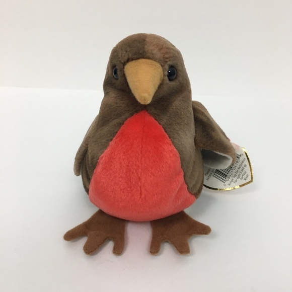Ty Other - Ty Early Bird Beanie Babies Collection 1997 Vintage Tags Red Breasted Robin